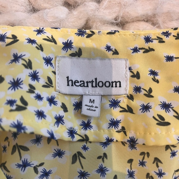 Yellow floral mini dress - Picture 4 of 14